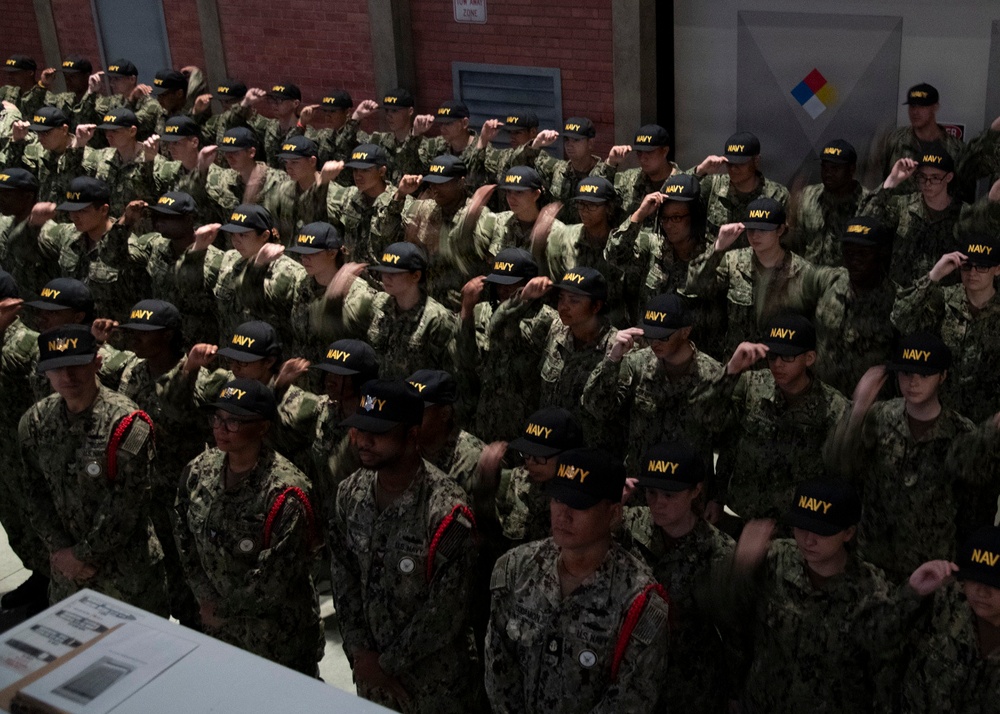 Recruit Training Command Capping Ceremony