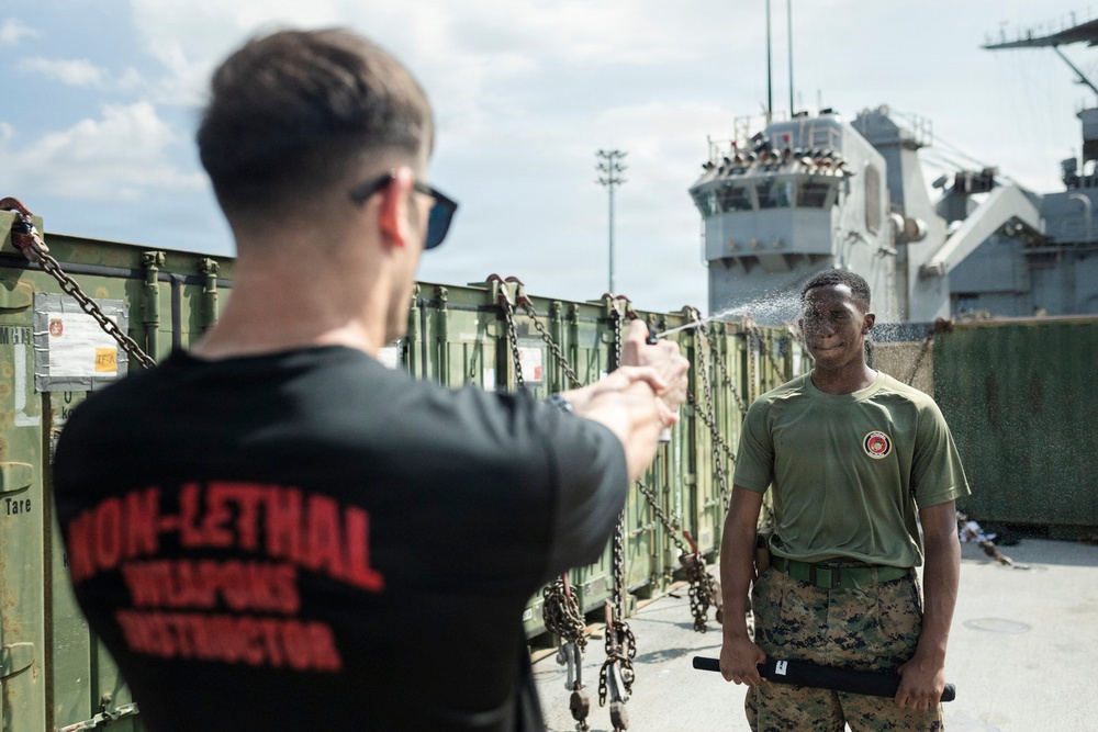 Task Force Ashland Conducts Non-Lethal Weapons Course