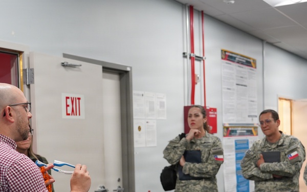 Chilean Navy visits Naval Health Research Center's Warfighter Performance Department