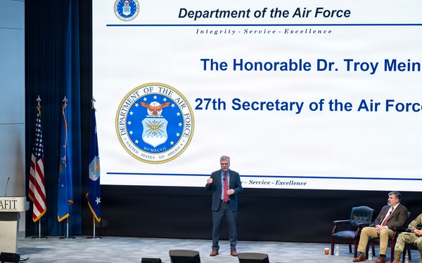 SECAF hosts acquisition transformation town hall while visiting Wright-Patterson AFB
