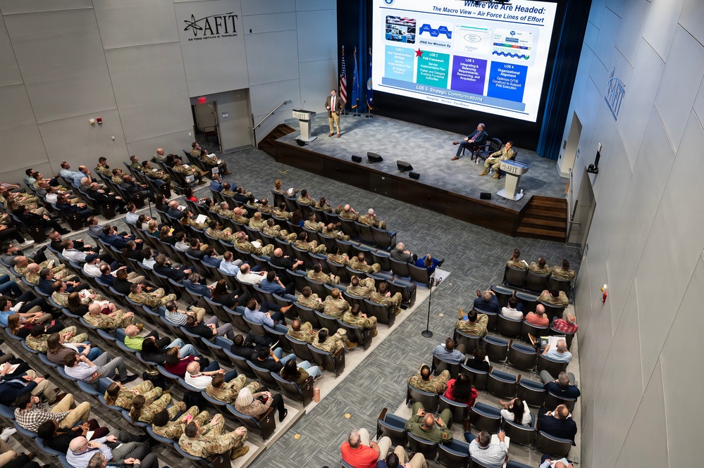 SECAF hosts acquisition transformation town hall while visiting Wright-Patterson AFB