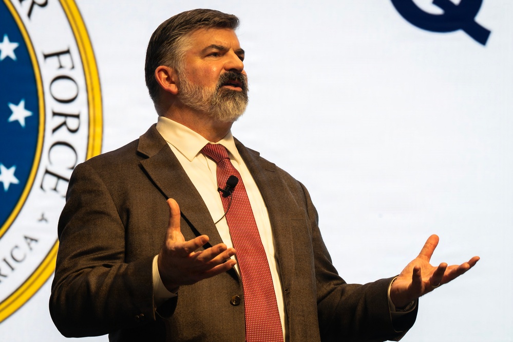 SECAF hosts acquisition transformation town hall while visiting Wright-Patterson AFB