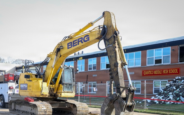 Quantico Middle-High School Demolition