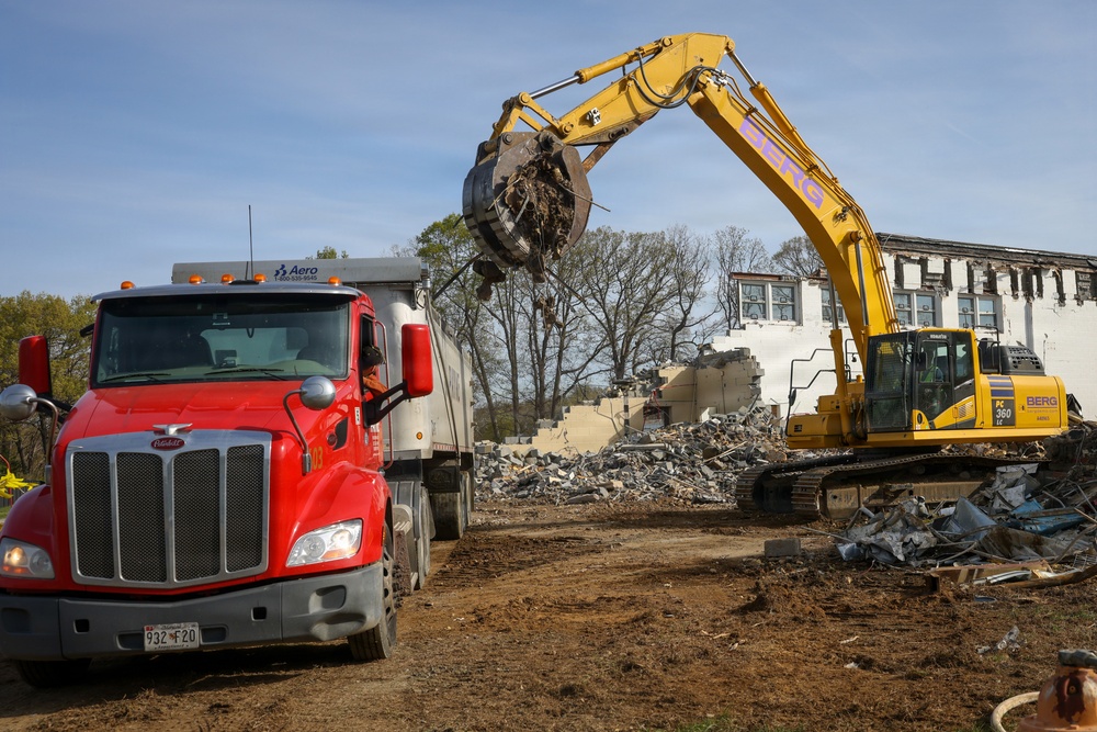 Quantico Middle-High School Demolition