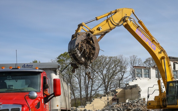 Quantico Middle-High School Demolition