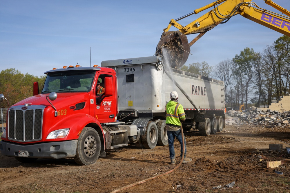 Quantico Middle-High School Demolition