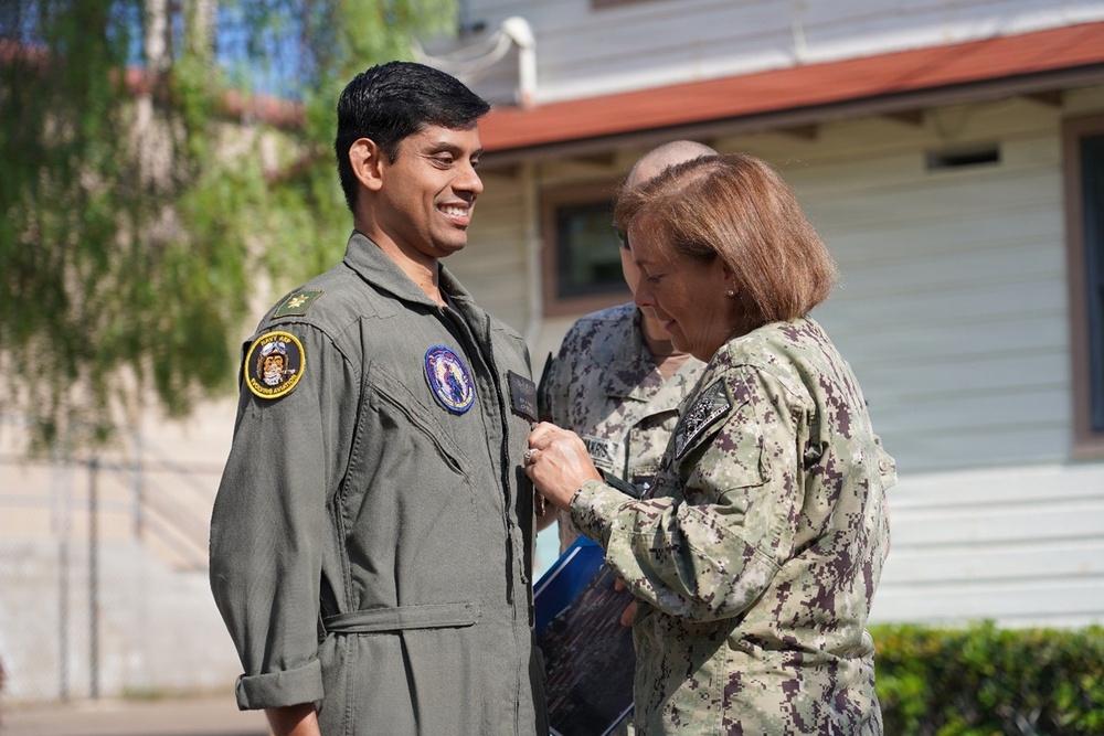 Naval Health Research Center's Lt. Cmd. Prasad Earns Medal for Contributions to Fleet Lethality &amp; Innovation