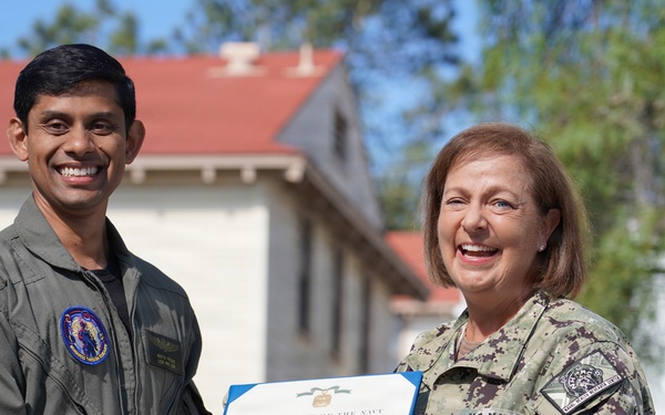 Naval Health Research Center's Lt. Cmd. Prasad Earns Medal for Contributions to Fleet Lethality &amp; Innovation