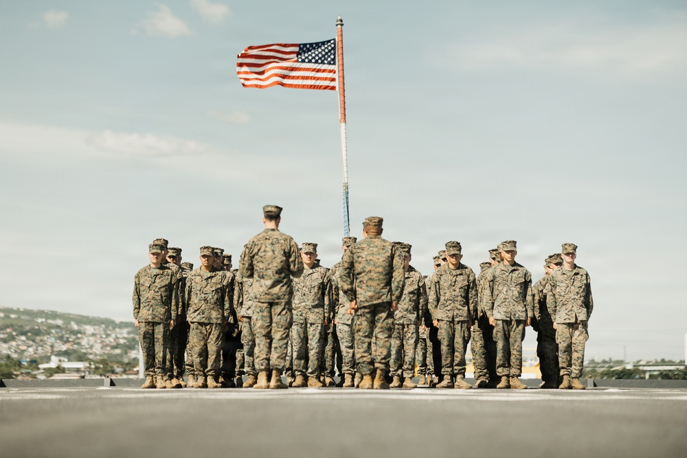 Task Force Ashland 1st Lt. Isaac Gonzalez Promotion