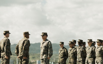 Task Force Ashland 1st Lt. Isaac Gonzalez Promotion