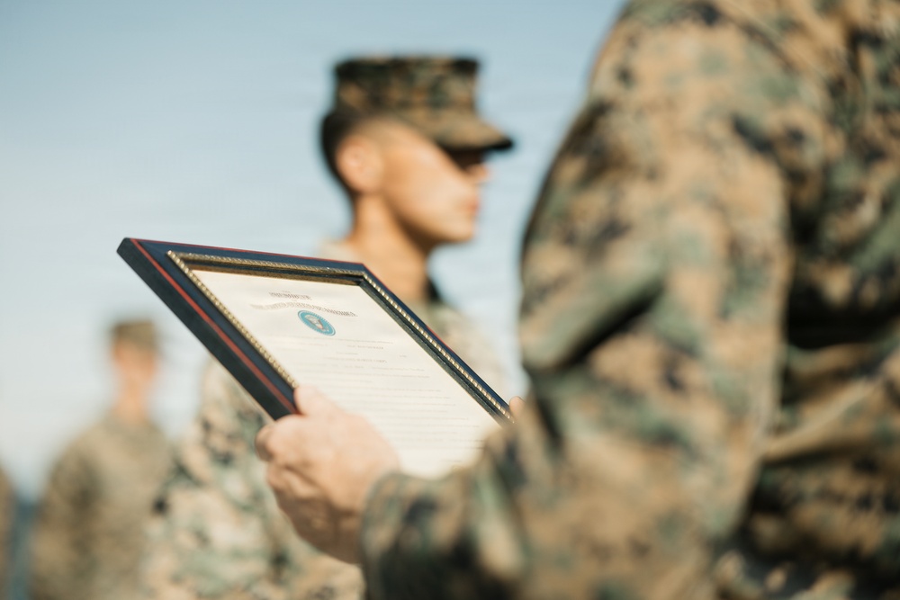 Task Force Ashland 1st Lt. Isaac Gonzalez Promotion