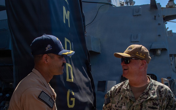 SWOBOSS Visits USS Stethem