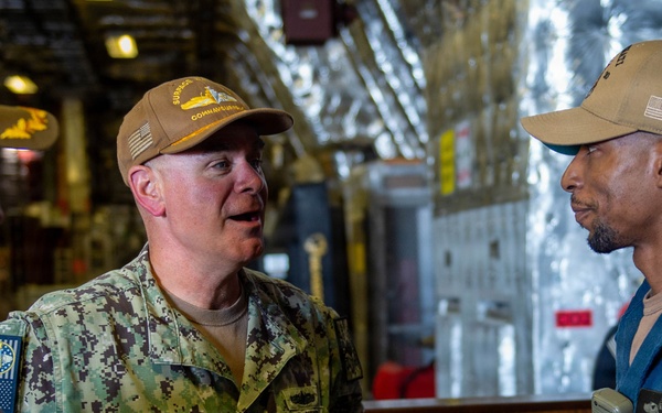 SWOBOSS Visits USS Cincinnati