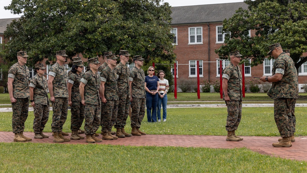 Col. Ickles Award Ceremony