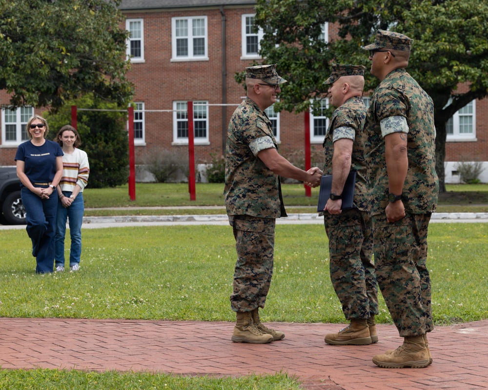 Col. Ickles Award Ceremony