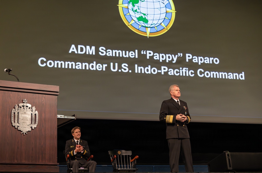 U.S. Naval Academy Forrestal Lecture in Alumni Hall