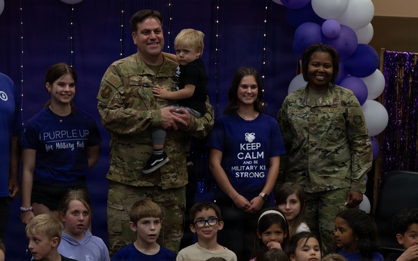 Purple Up: Month of the Military Child Proclamation