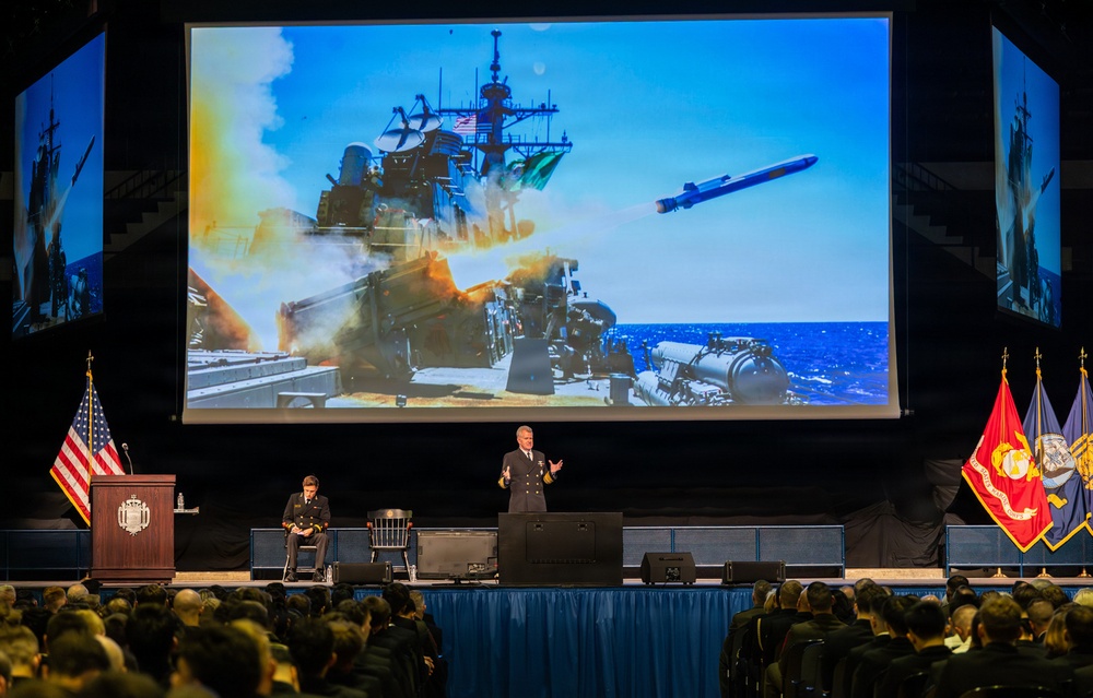 U.S. Naval Academy Forrestal Lecture in Alumni Hall
