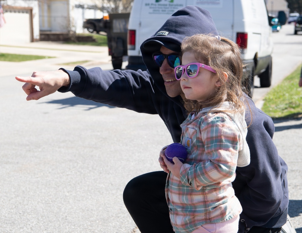 Purple Up! Parade held at Hanscom AFB