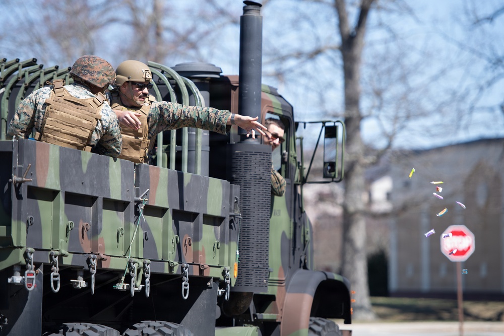 Purple Up! Parade held at Hanscom AFB