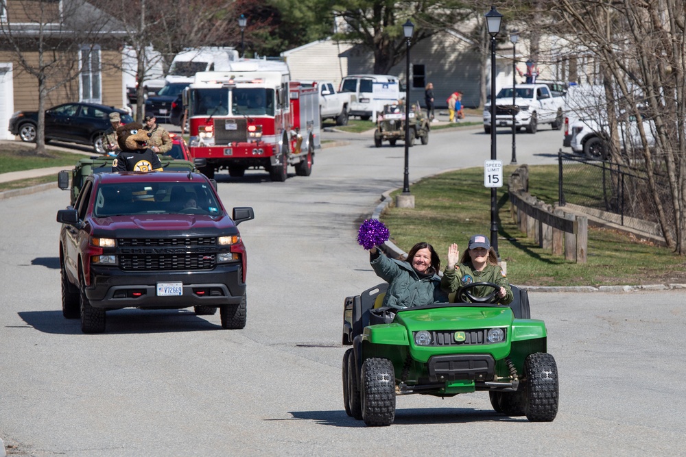 Purple Up! Parade held at Hanscom AFB