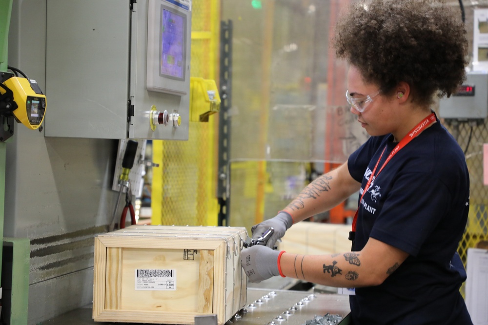 Ammunition manufacturing at Lake City Army Ammunition Plant