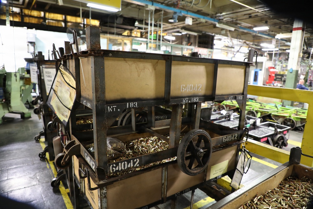 Ammunition manufacturing at Lake City Army Ammunition Plant