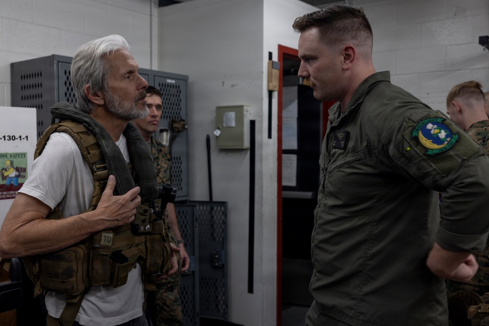 NCIS Cast and Crew Meet 4th MAW Marines at MCAS Miramar