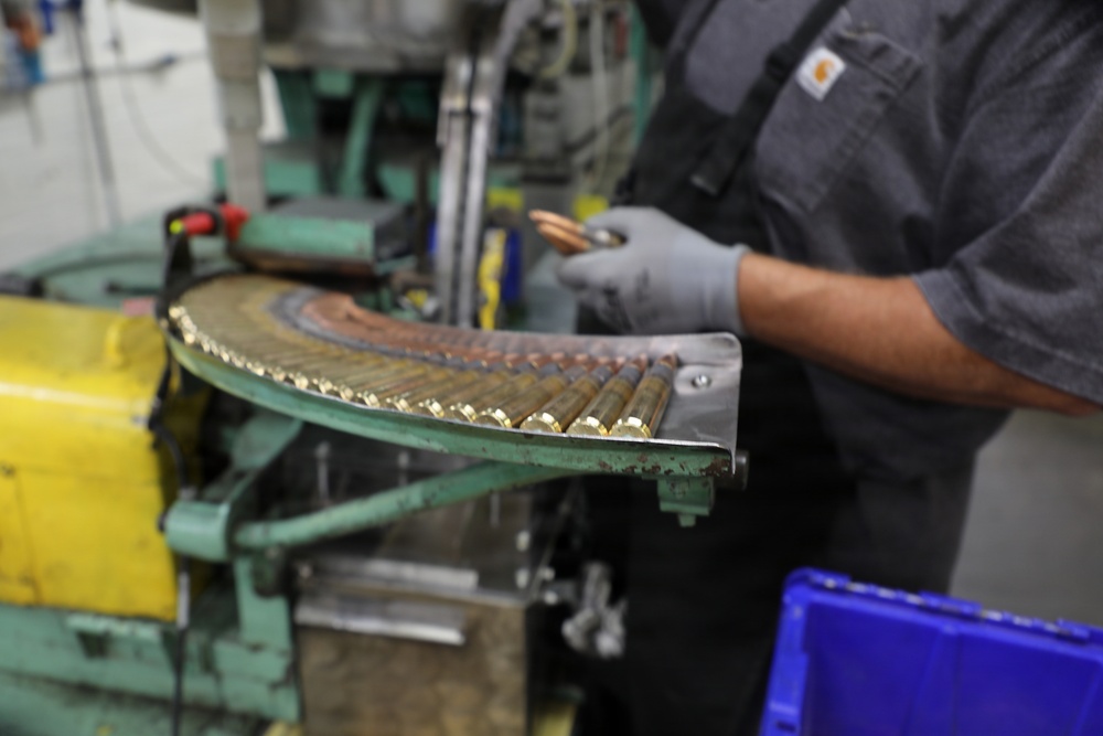 Ammunition manufacturing at Lake City Army Ammunition Plant