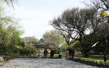 U.S. Senator Mazie Hirono's Chief of Staff, Coti-Lynne Haia, met with Navy Region Hawaii leadership to understand the command's structure and mission in supporting the fleet, warfighters, and their families.