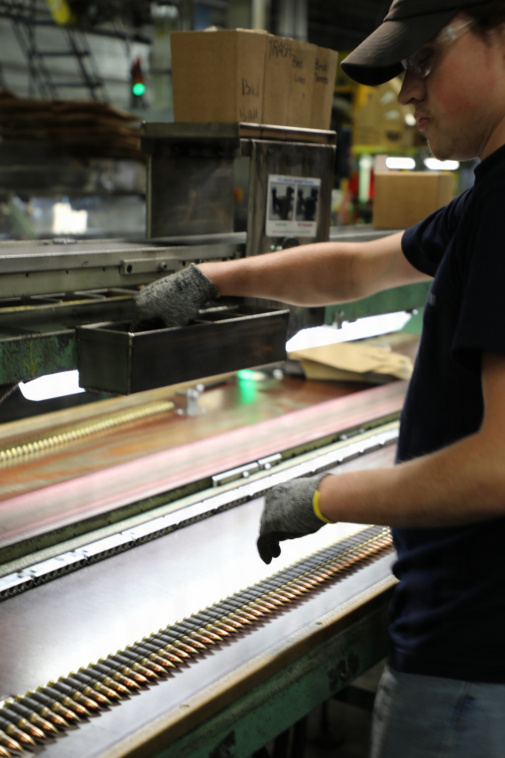 Ammunition manufacturing at Lake City Army Ammunition Plant
