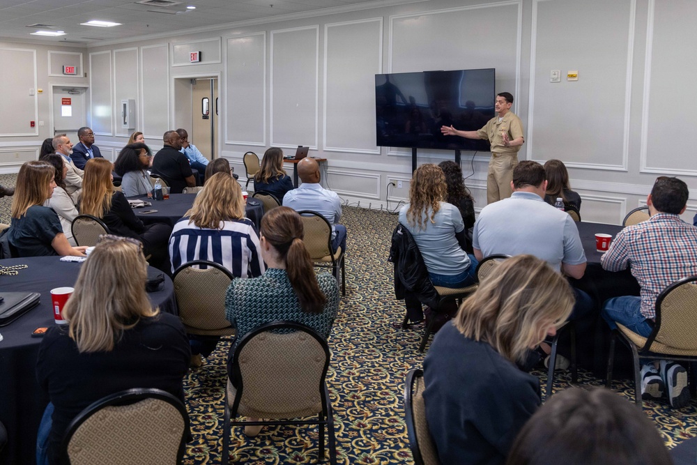 NASP and NETC Speak at Leadership Pensacola Military Day