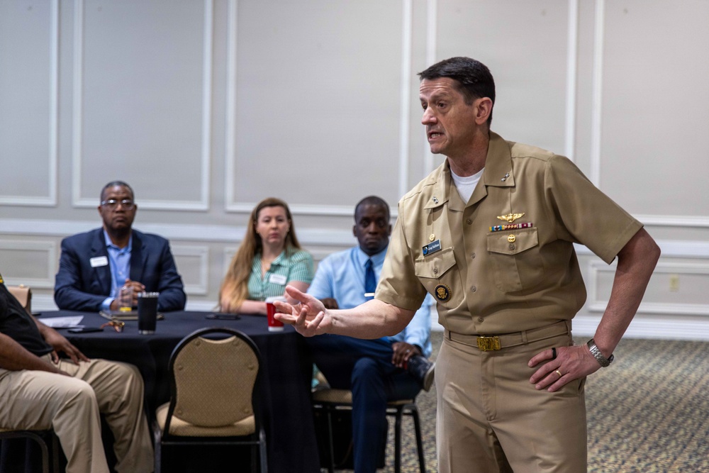 NASP and NETC Speak at Leadership Pensacola Military Day