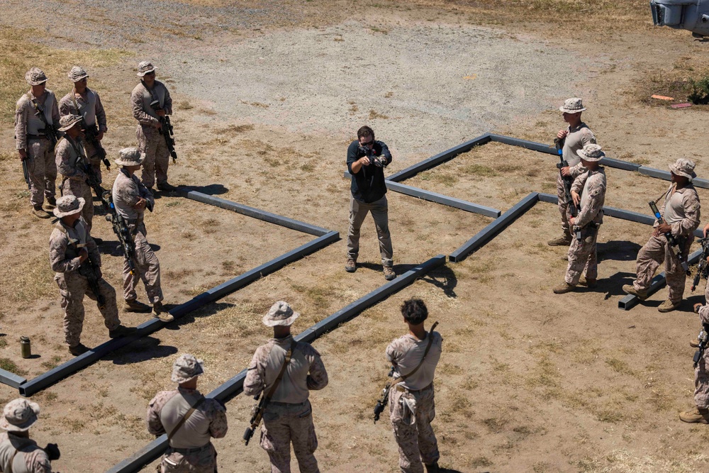 13th MEU Marines participate in Vertical Assault Raid Course