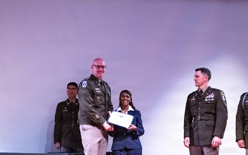 335th Signal Command (T) leaders inducted into the OCS Hall of Fame at Fort Benning