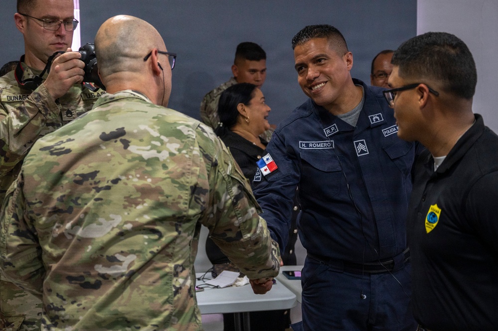 Missouri National Guard conducts public affairs knowledge exchange with Panamanian agencies