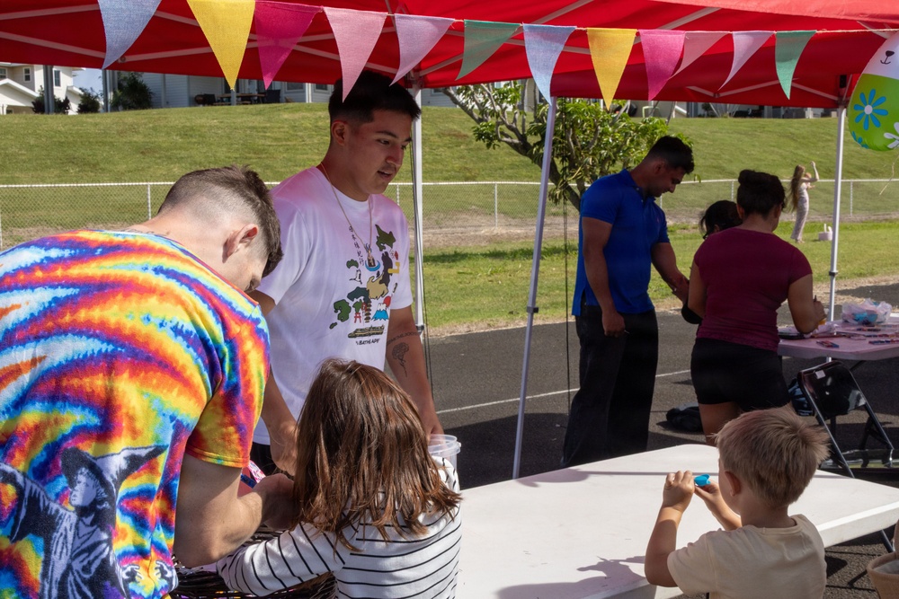 Easter Egg Hunt Fundraiser Hosted by Headquarters Battalion MCBH