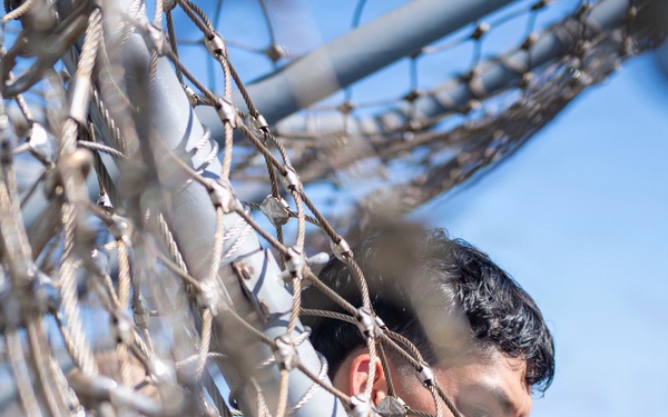 Boxer Loads NATO Sea Sparrow Missile System