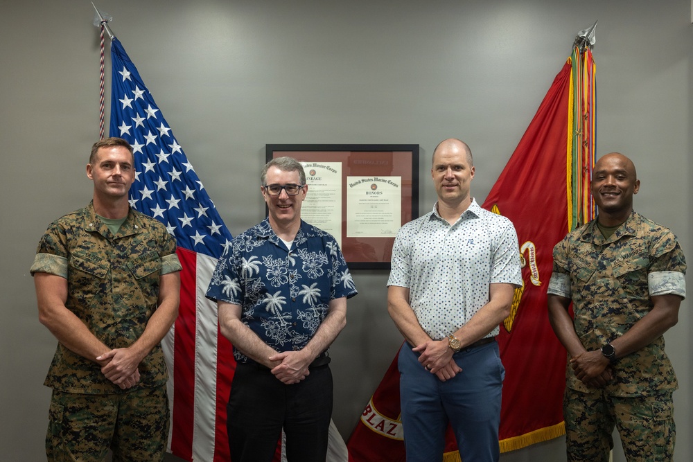 Distinguished Visitors Visit Camp Blaz