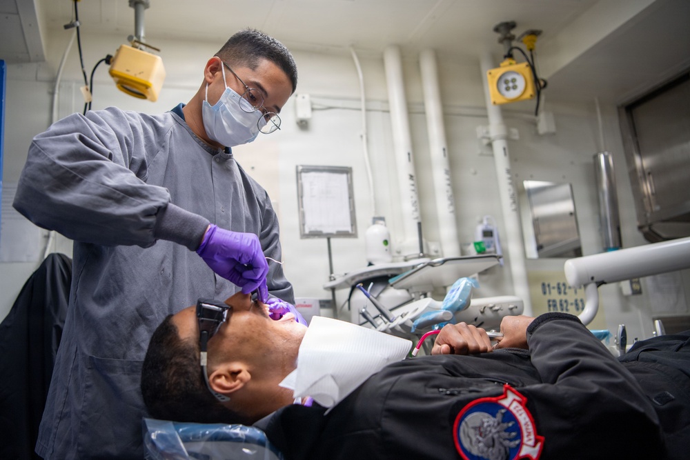 Dental Operations Aboard USS Boxer