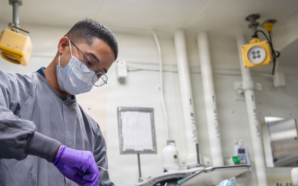 Dental Operations Aboard USS Boxer