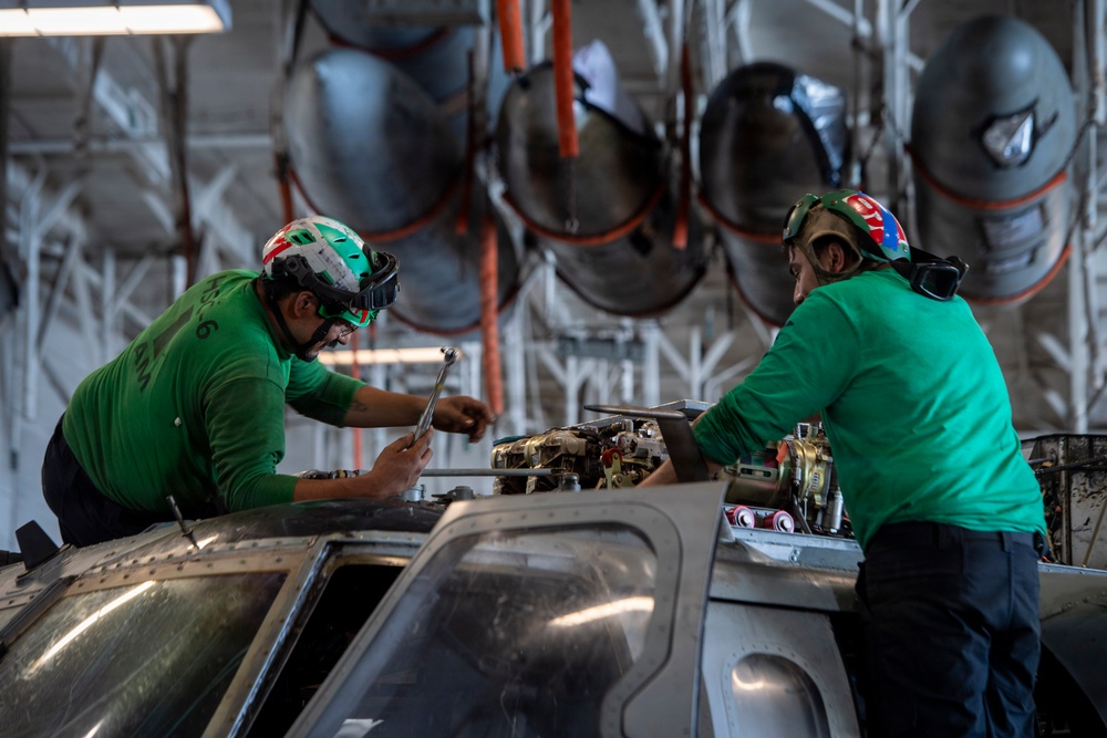 Nimitz Conducts Daily Operations