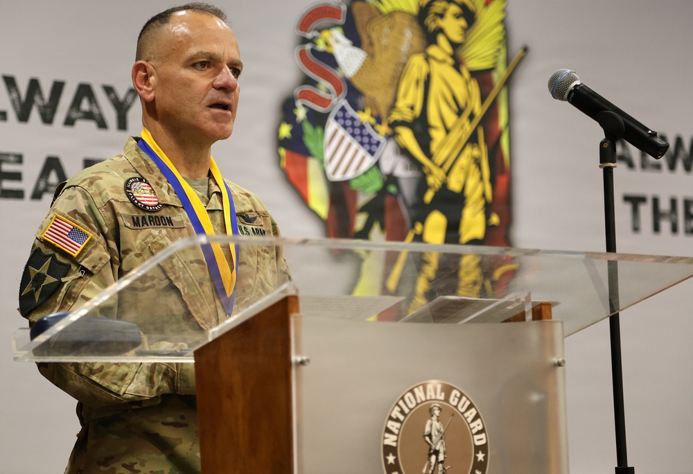 Senior aviation leader promoted to Chief Warrant Officer 5