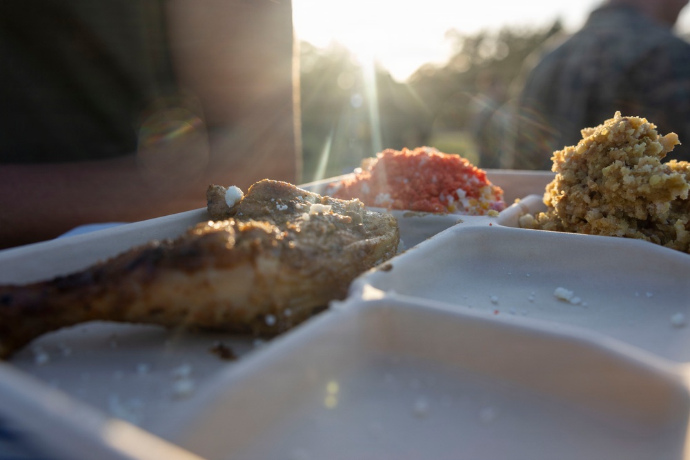 2nd Marine Logistics Group Provides Hot Meals to Marines, Sailors During 2nd Medical Battalion’s Certification Exercise
