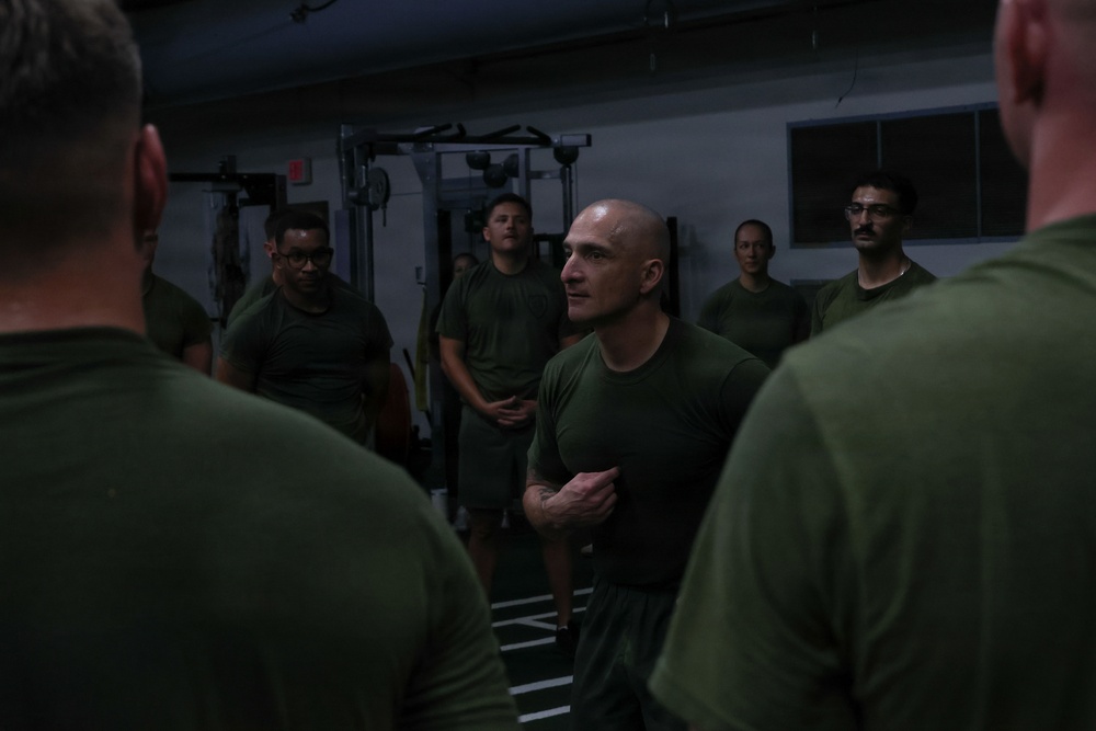 MAG-24 hosts NCO physical training with senior leaders