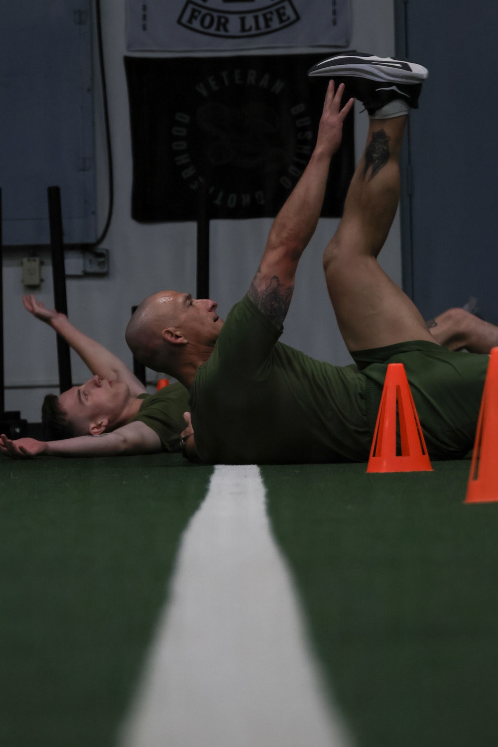 MAG-24 hosts NCO physical training with senior leaders