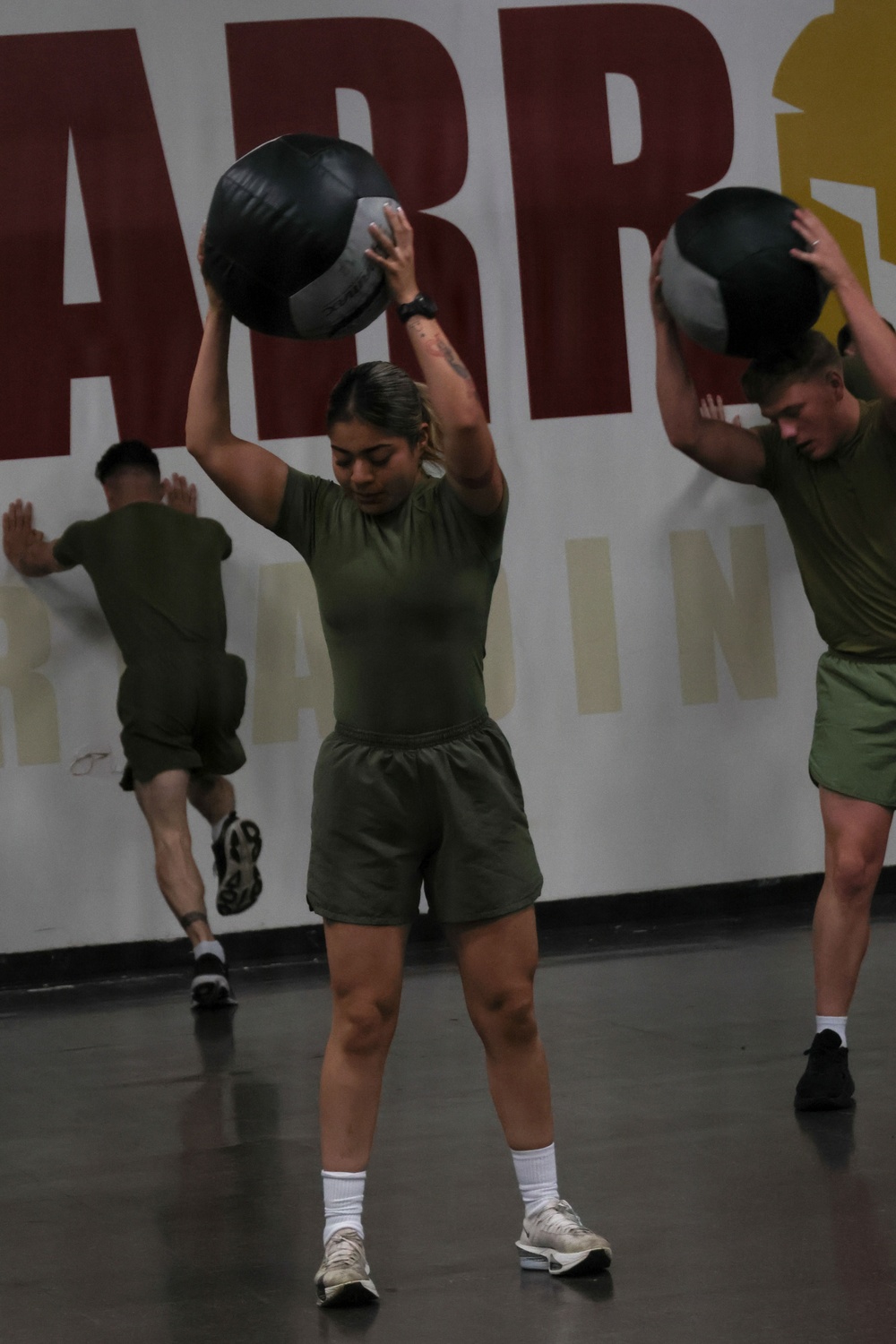 MAG-24 hosts NCO physical training with senior leaders