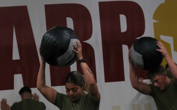 MAG-24 hosts NCO physical training with senior leaders