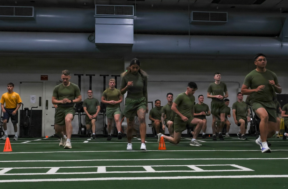 MAG-24 hosts NCO physical training with senior leaders