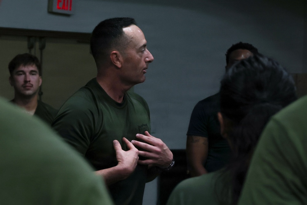 MAG-24 hosts NCO physical training with senior leaders